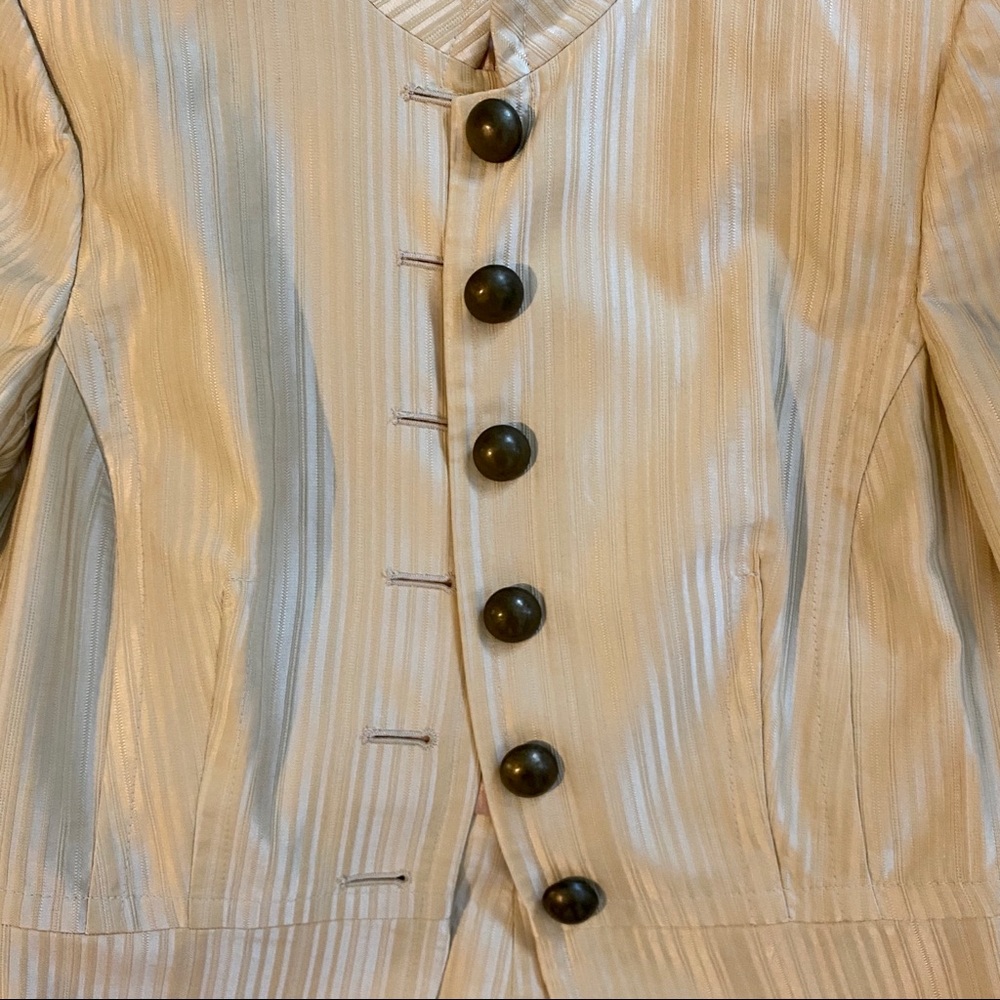 Beige Military Jacket - Picture 5 of 6